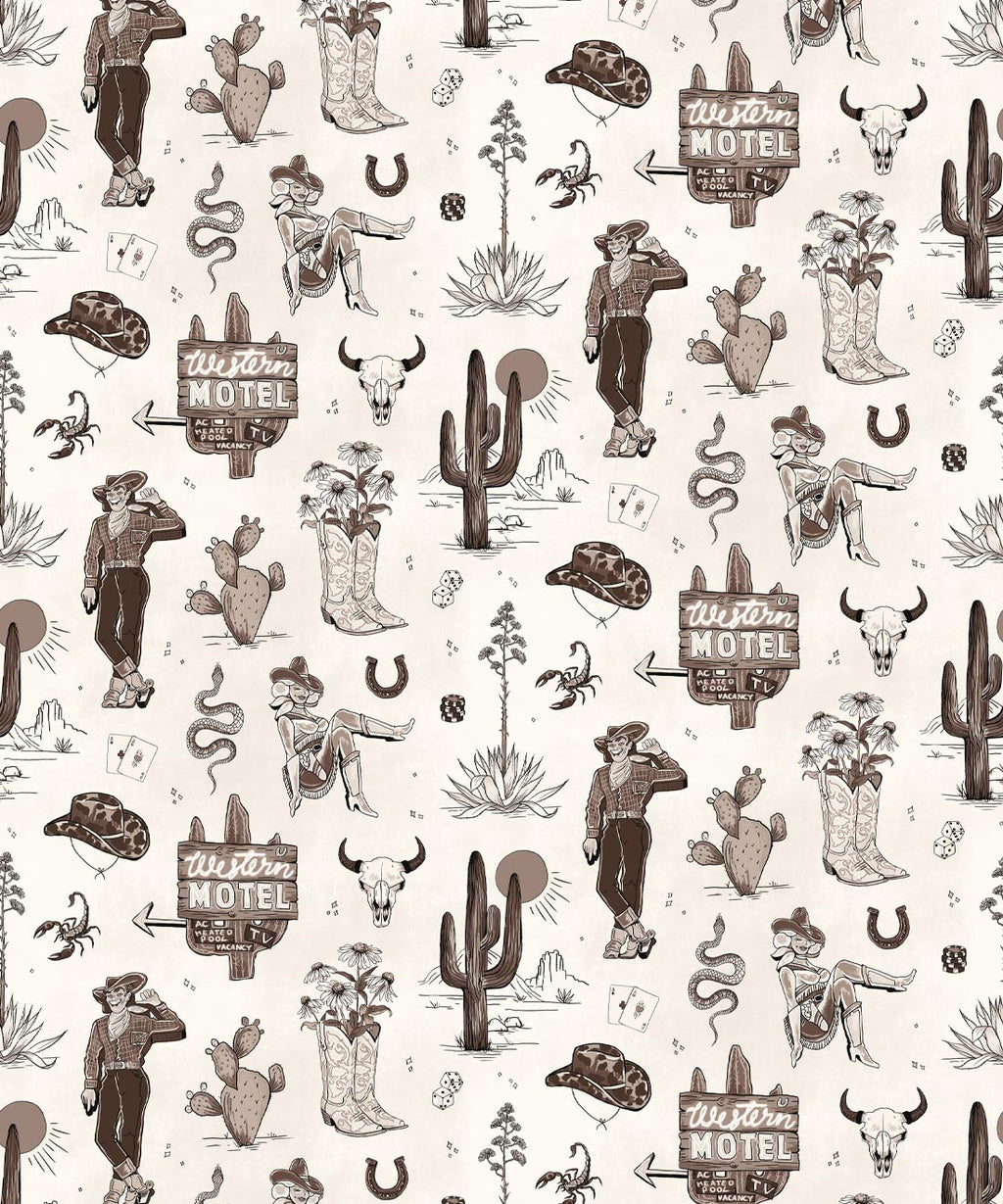 Trail Tales Wallpaper, Saloon