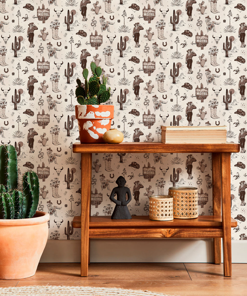 Trail Tales Wallpaper, Saloon