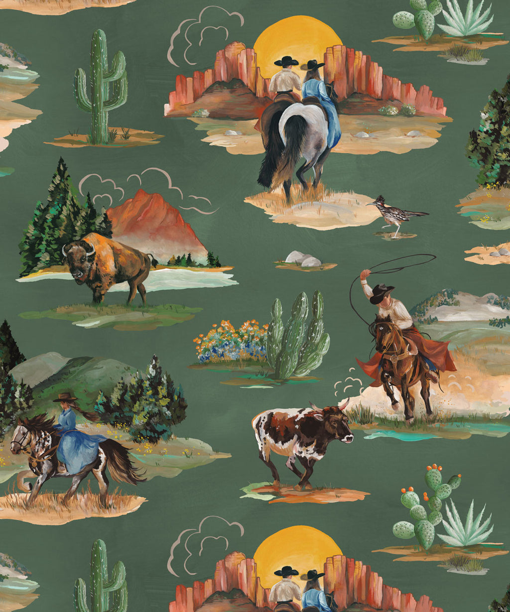 Frontier Wallpaper, Evergreen