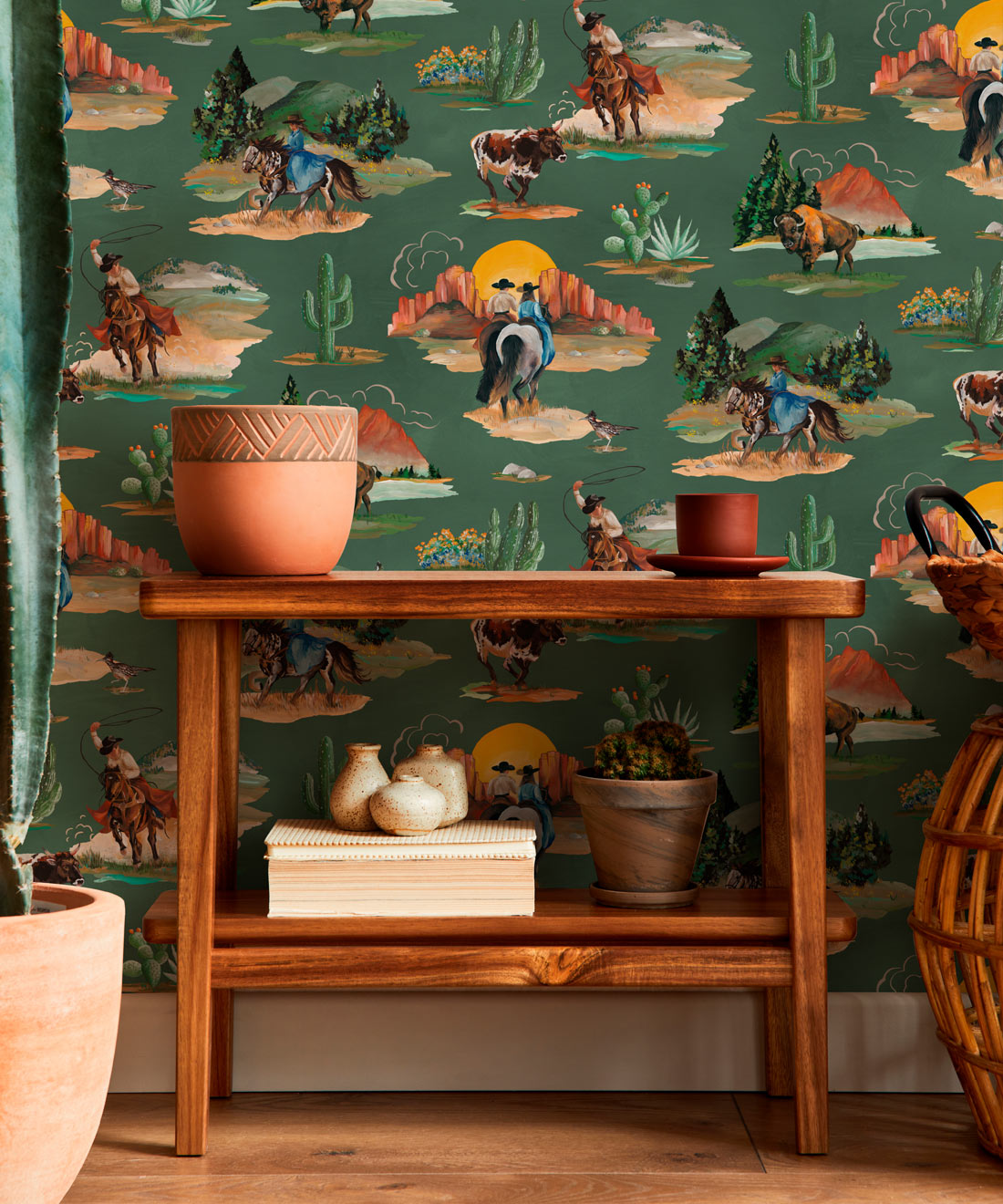 Frontier Wallpaper, Evergreen