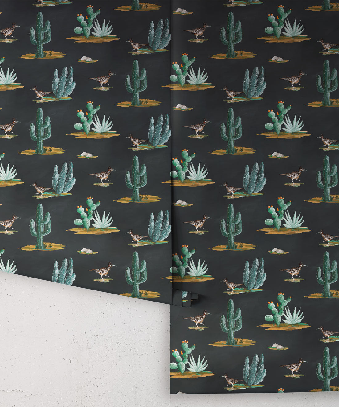 Roadrunner Wallpaper, Navy