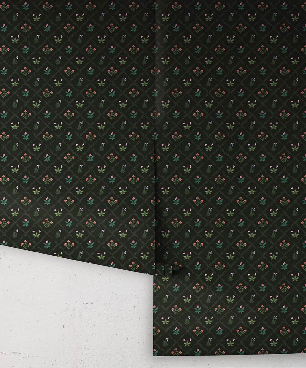 Floret Wallpaper, Jewel