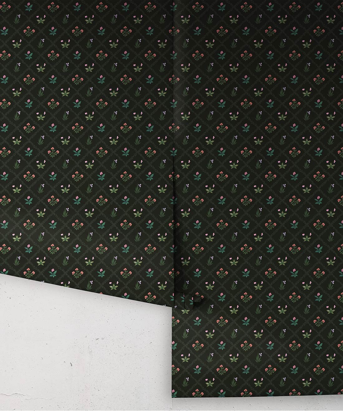 Floret Wallpaper, Jewel