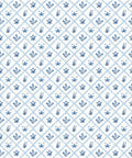 Floret Wallpaper, Sapphire