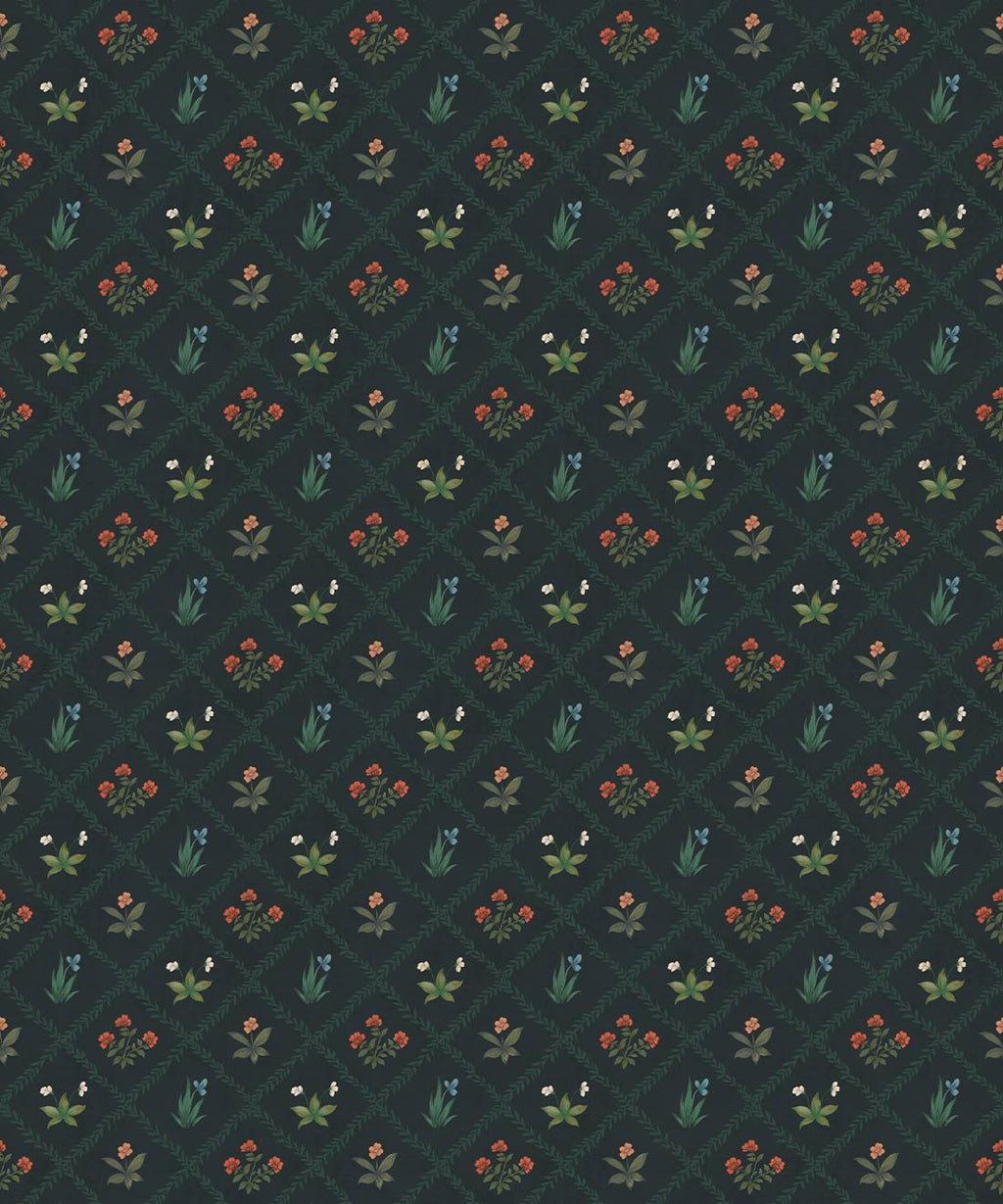 Floret Wallpaper, Topaz