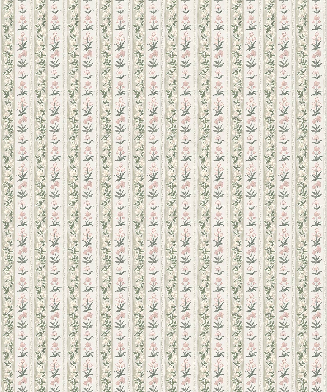 Garland Wallpaper, Antique Rose