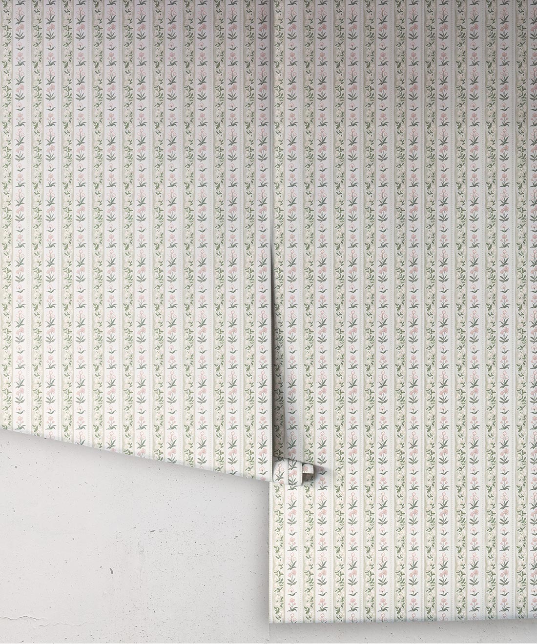 Garland Wallpaper, Antique Rose