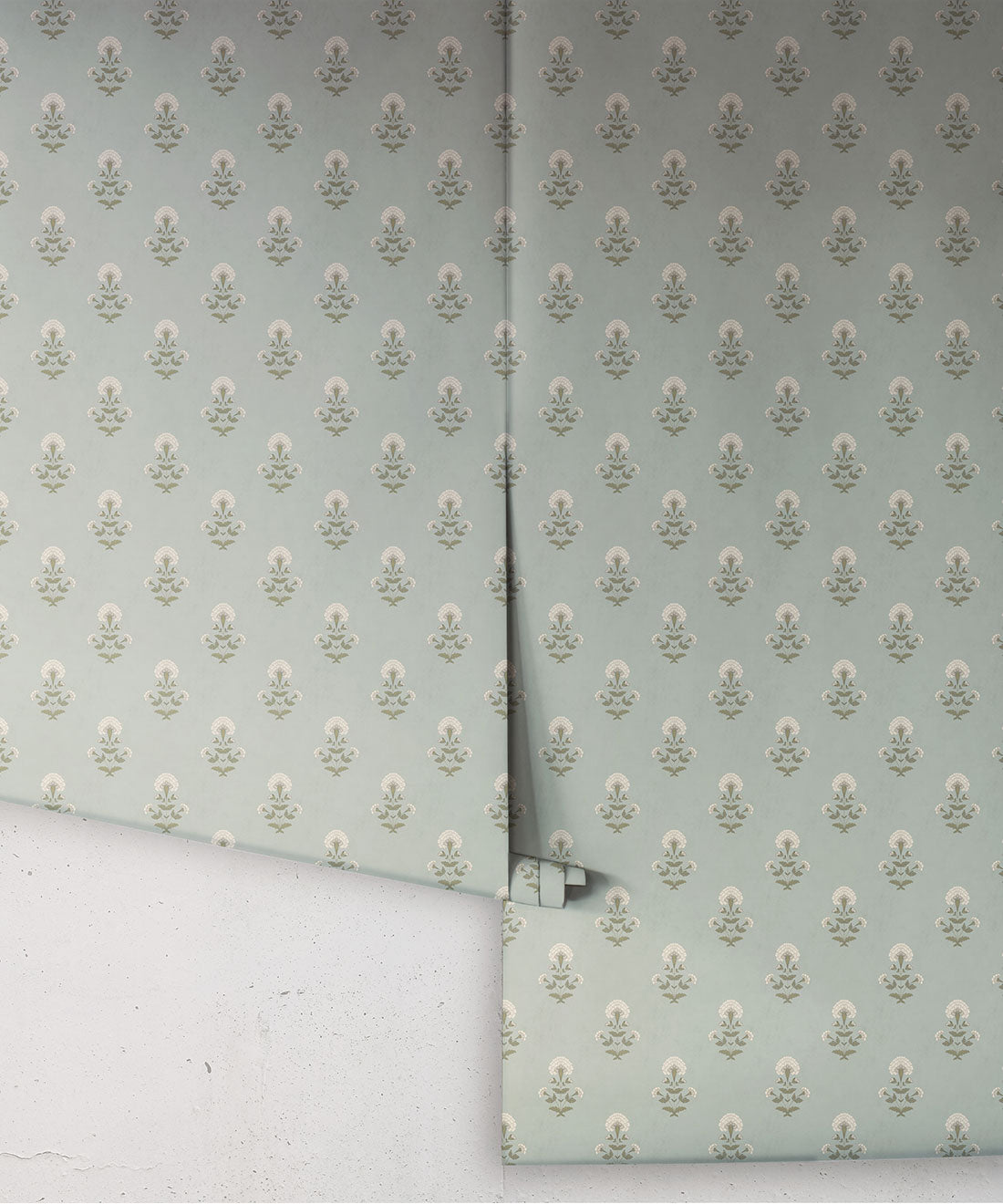 Marigold Wallpaper, Duck Egg