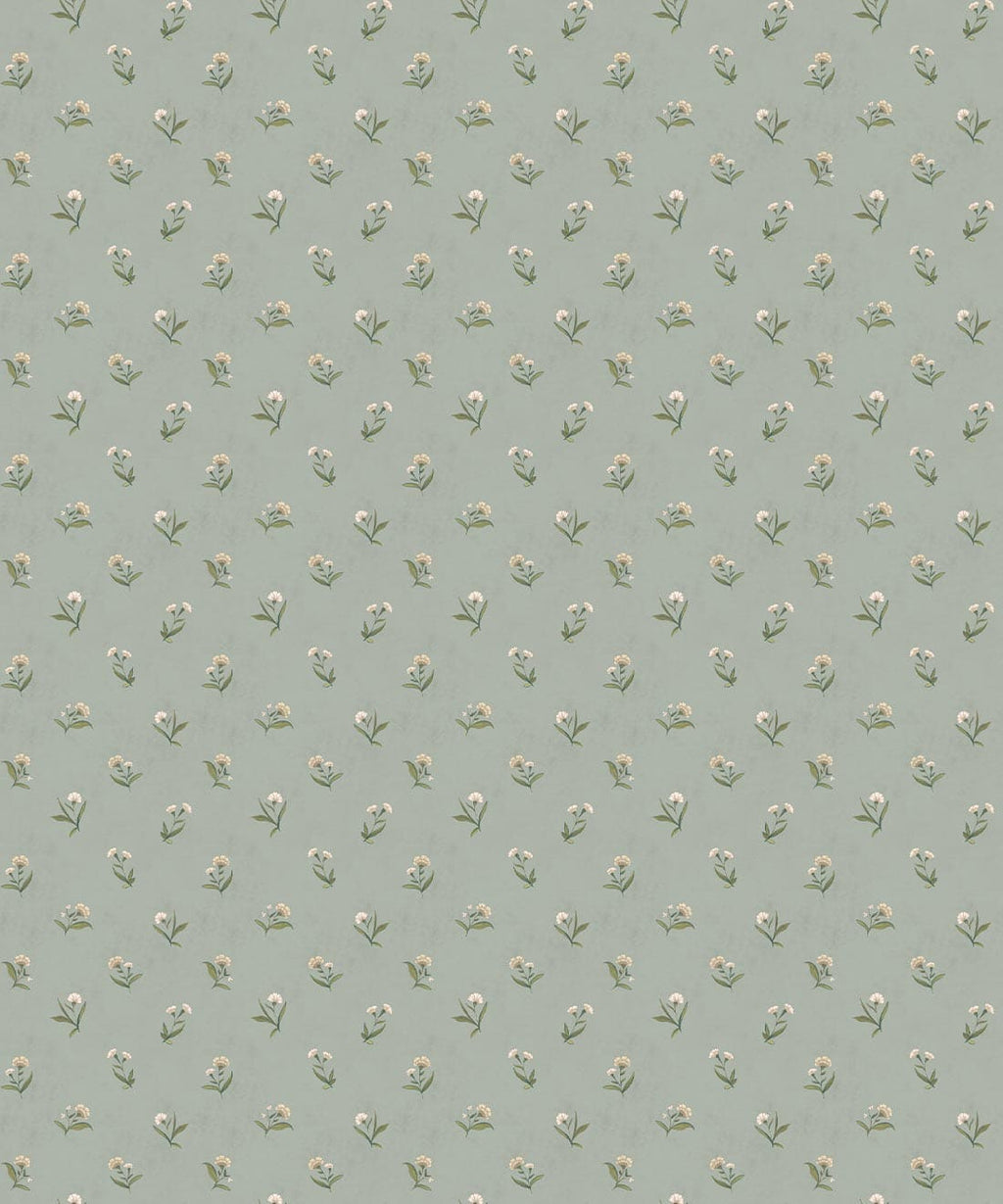 Posey Wallpaper, Duck Egg