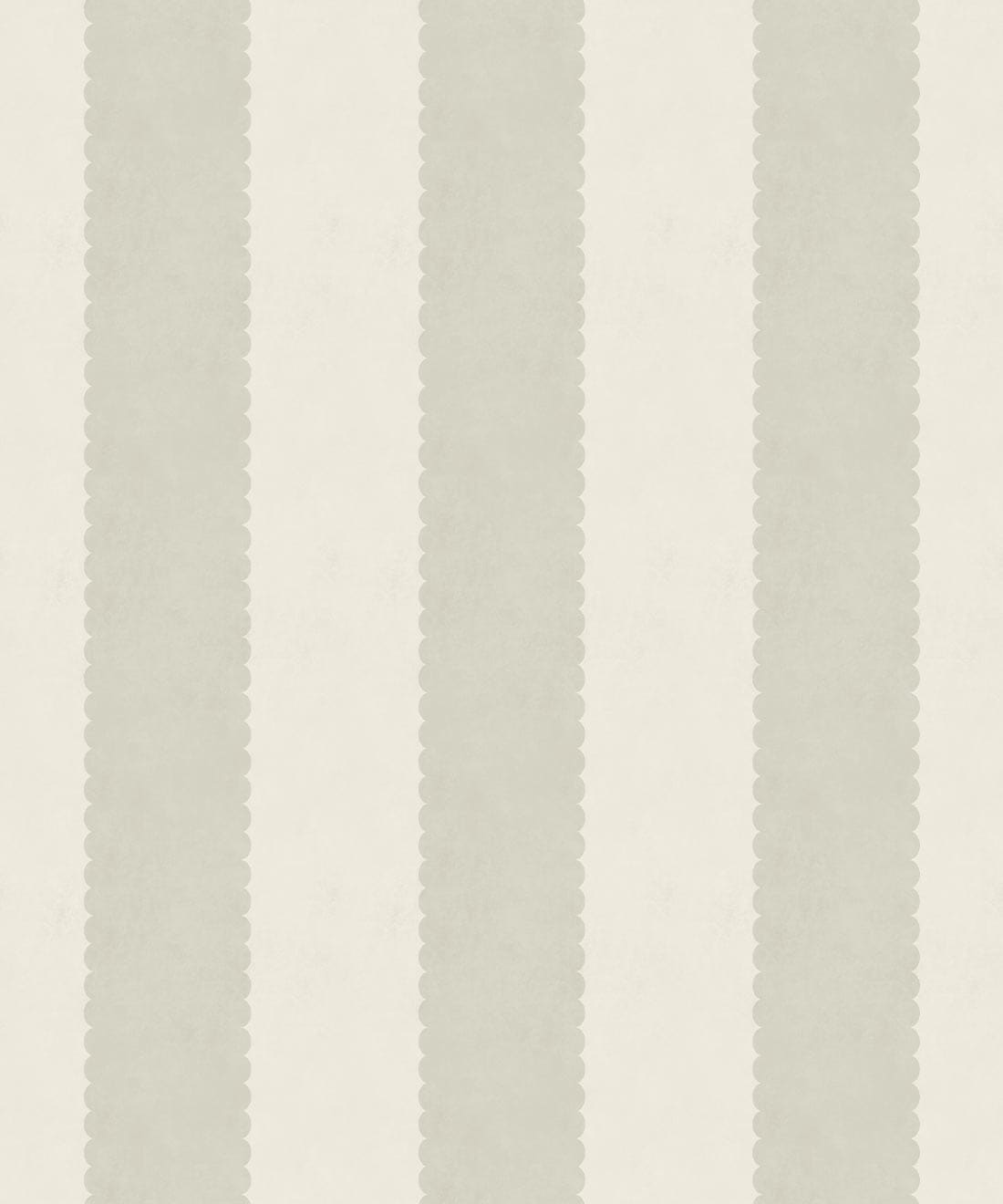 Scallop Stripe Wallpaper, Linen