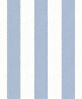 Scallop Stripe Wallpaper, Sapphire