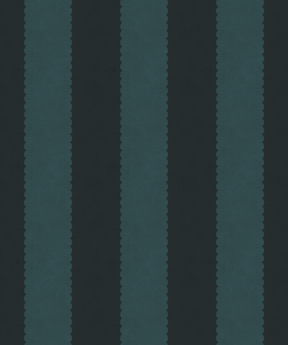 Scallop Stripe Wallpaper, Topaz