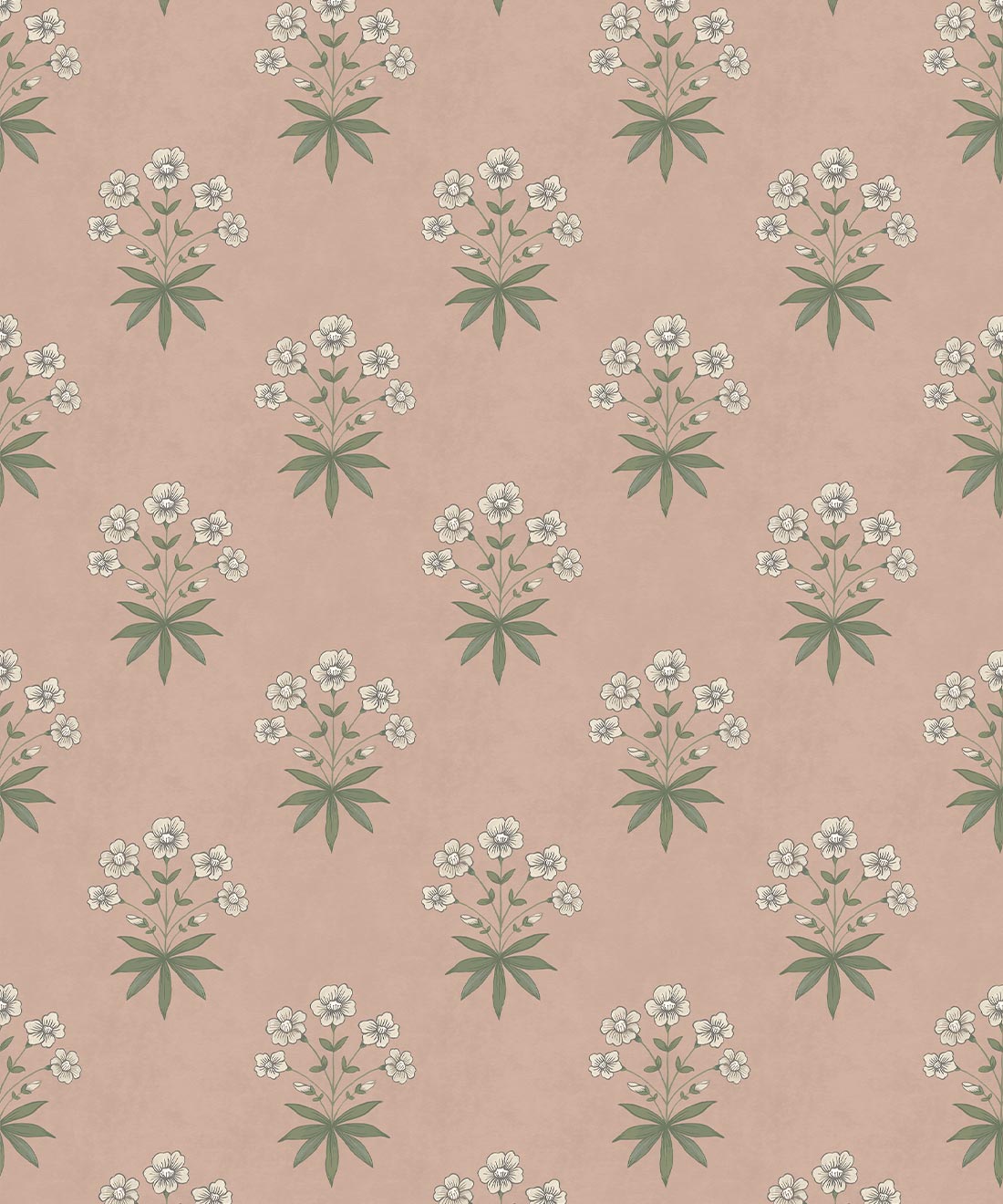 Geranium Wallpaper, Antique Rose