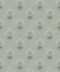 Geranium Wallpaper, Duck Egg