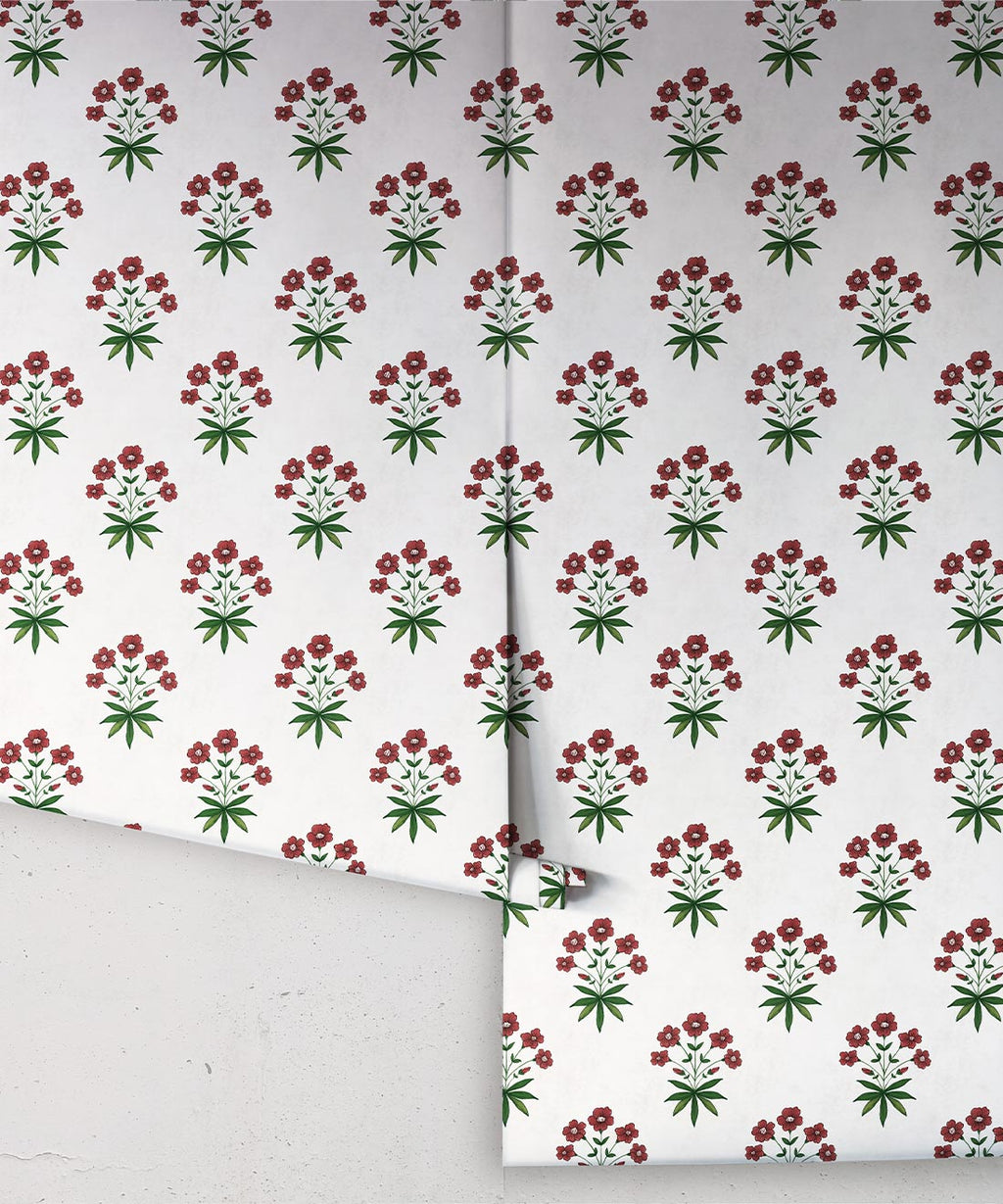 Geranium Wallpaper, Ruby