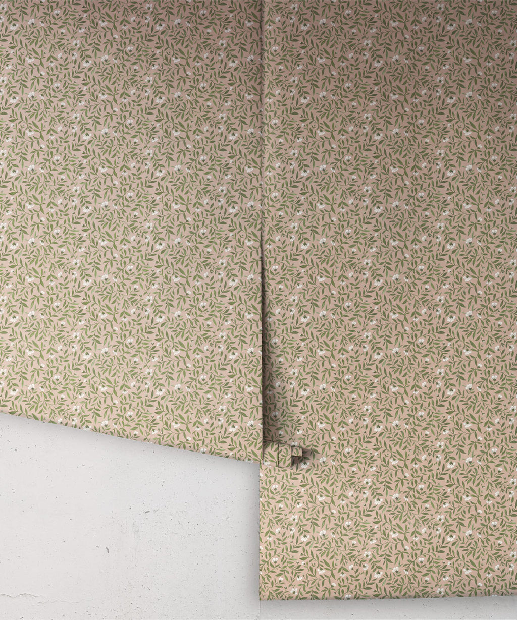 Wild Violet Wallpaper, Antique Rose