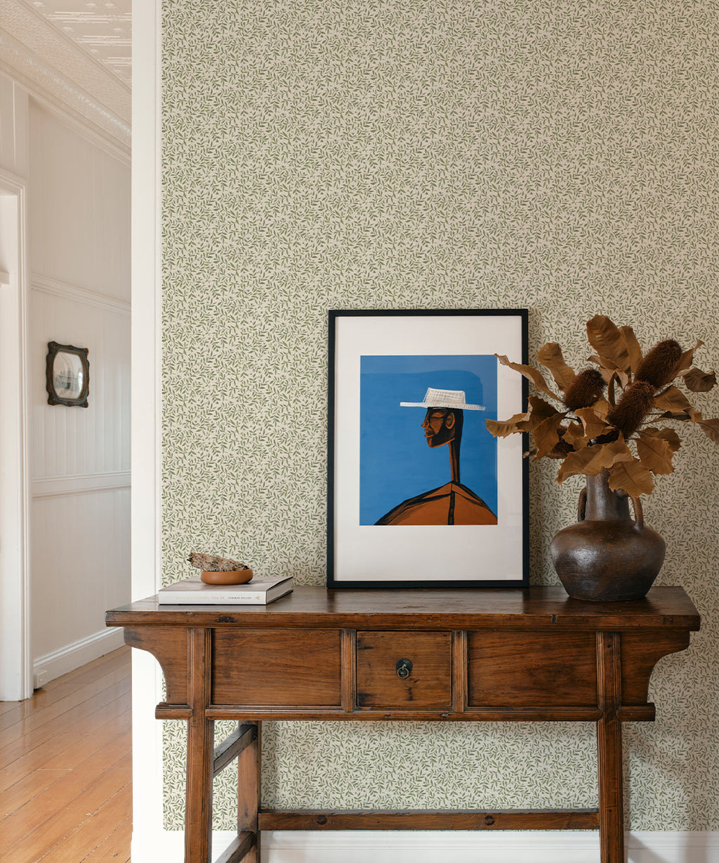 Wild Violet Wallpaper, Linen
