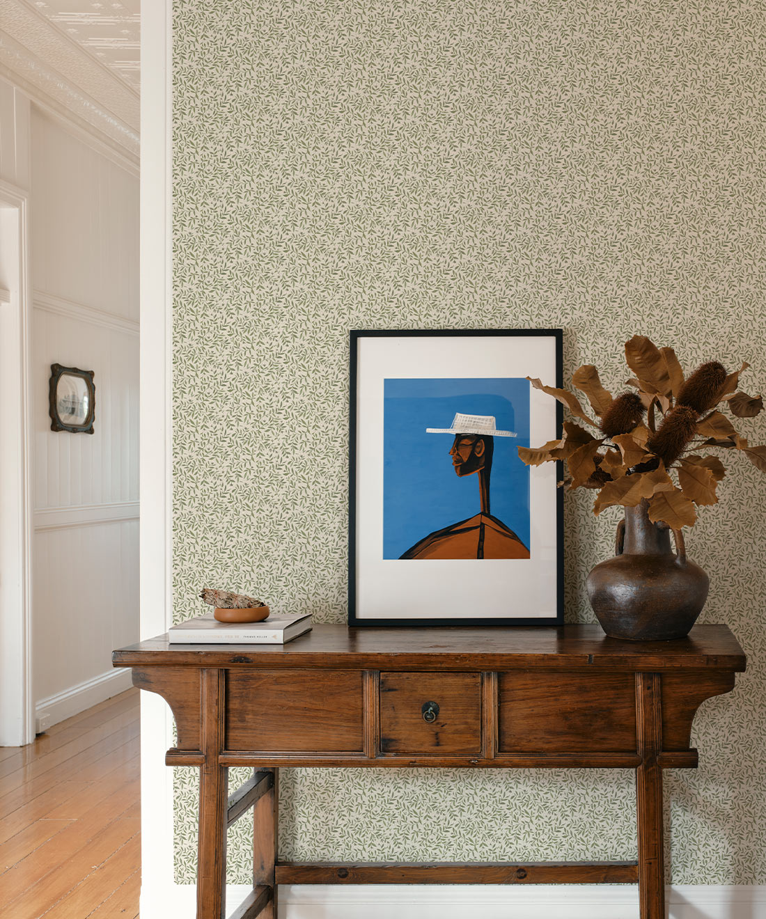 Wild Violet Wallpaper, Linen