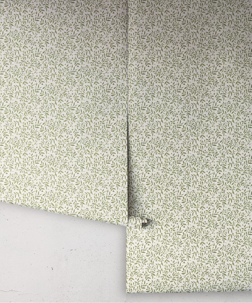 Wild Violet Wallpaper, Linen