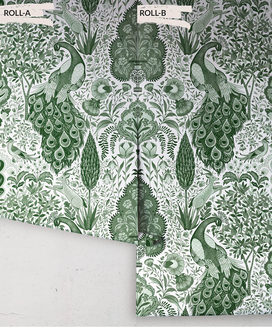 Peacock Garden Wallpaper – Trade Exclusive, Emerald