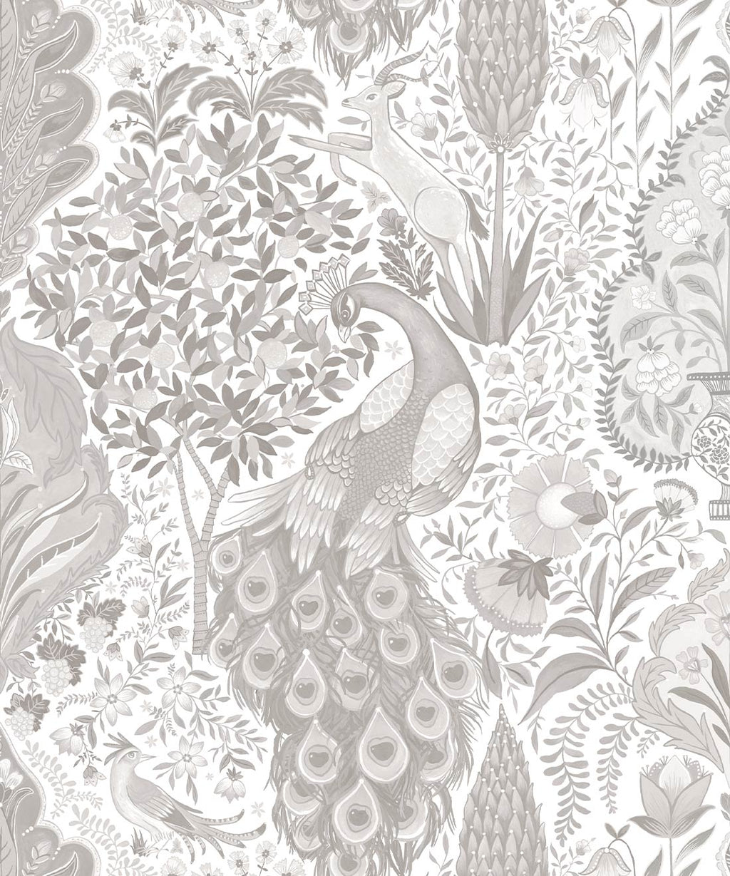Peacock Garden Wallpaper – Trade Exclusive, Ivory