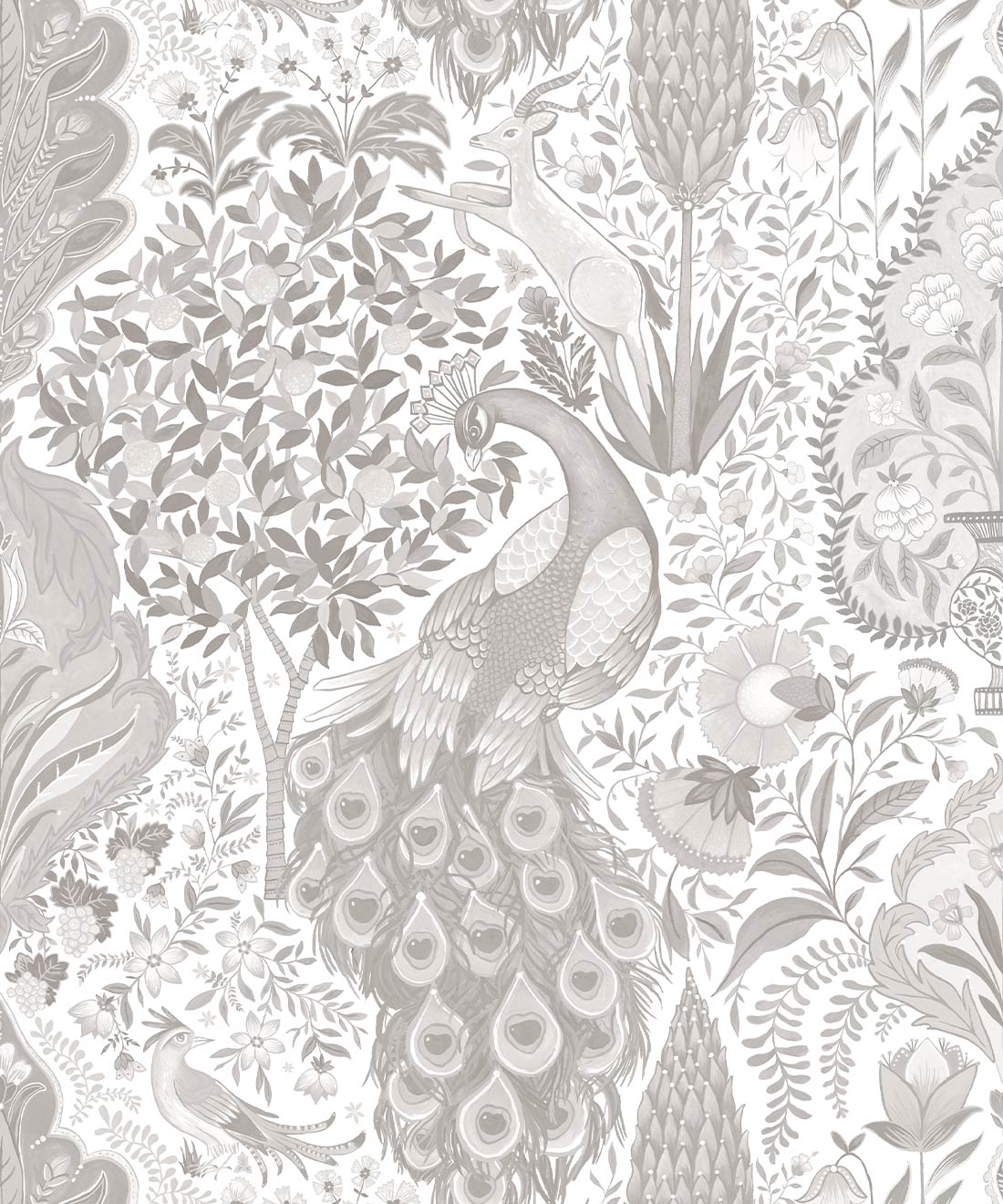 Peacock Garden Wallpaper – Trade Exclusive, Ivory