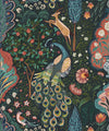 Peacock Garden Wallpaper, Topaz