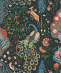 Peacock Garden Wallpaper, Topaz