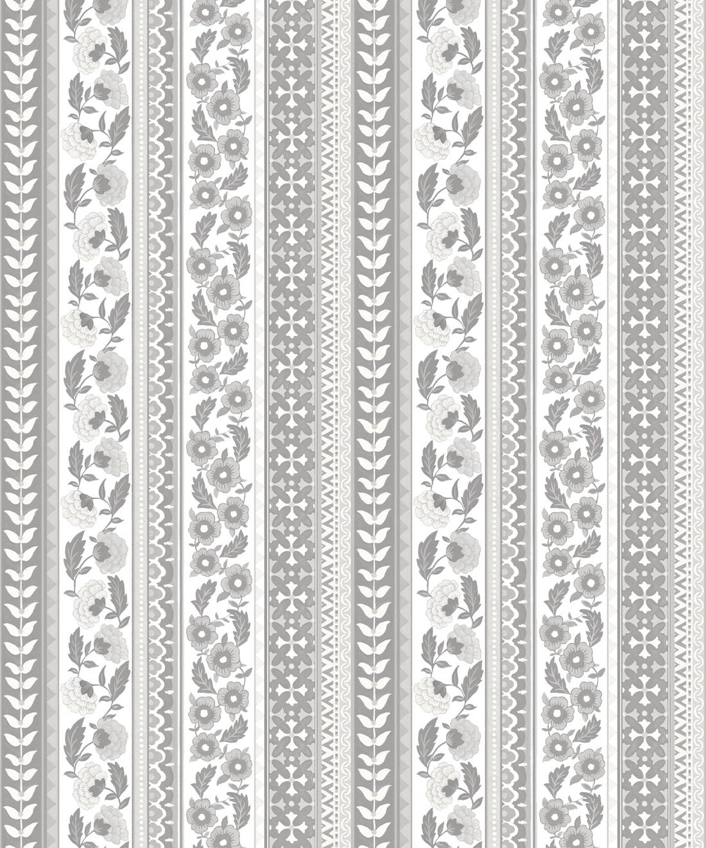 Ribbon Wallpaper, Ivory