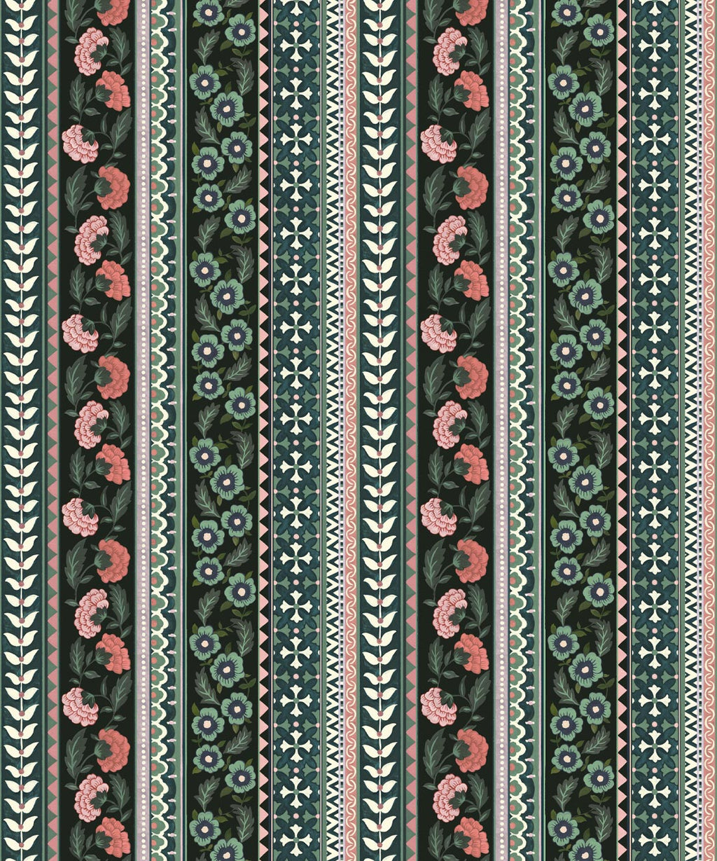 Ribbon Wallpaper, Jewel