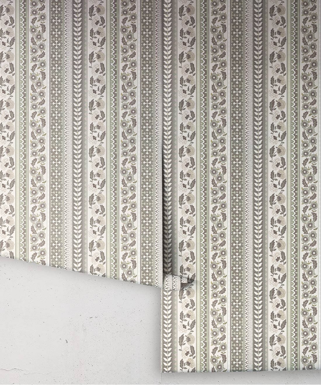 Ribbon Wallpaper, Linen