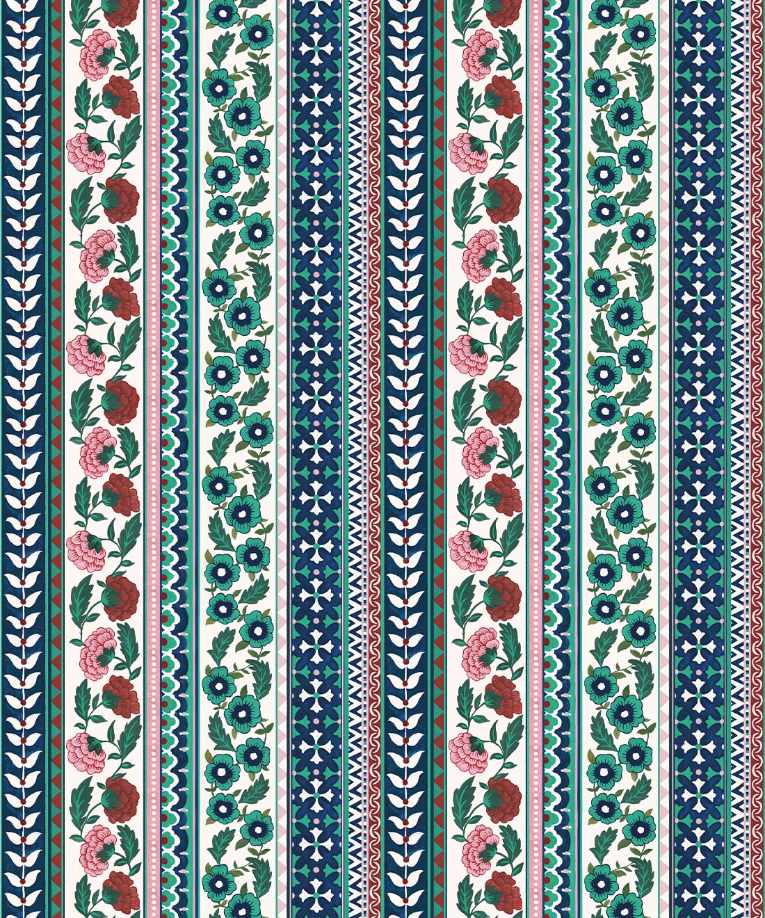 Ribbon Wallpaper, Ruby