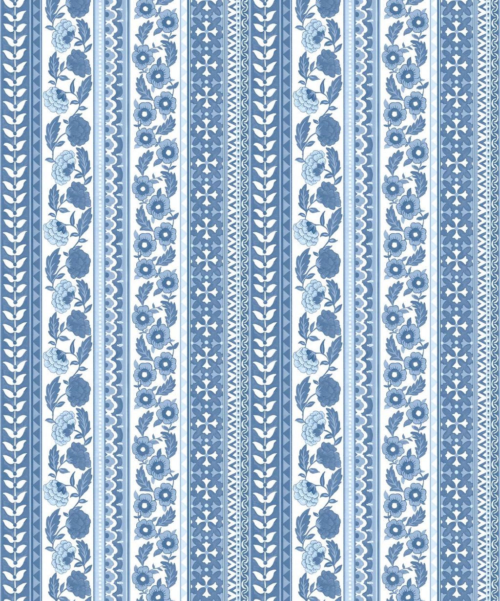 Ribbon Wallpaper, Sapphire