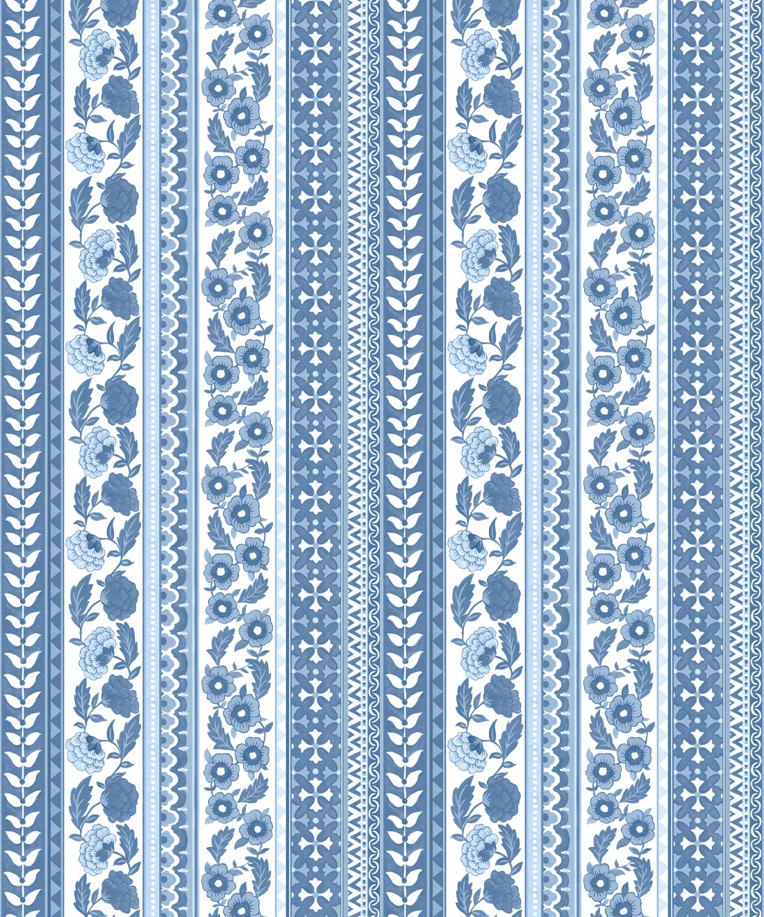 Ribbon Wallpaper, Sapphire