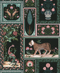 Courtyard Wallpaper, Jewel
