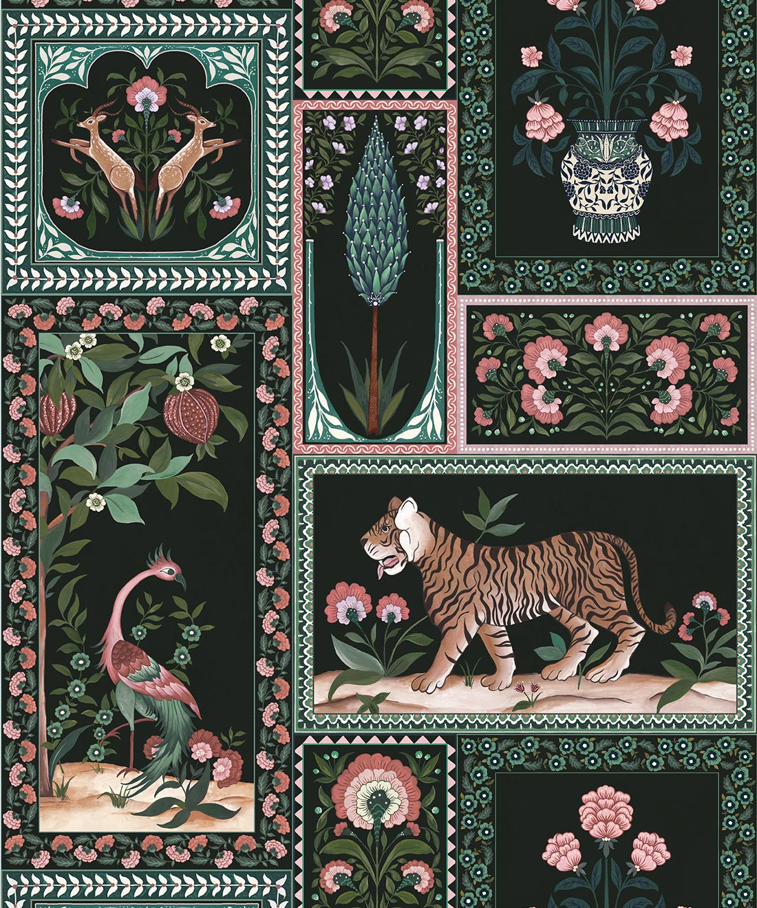 Courtyard Wallpaper, Jewel