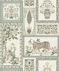 Courtyard Wallpaper, Linen