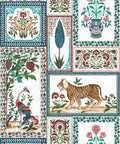 Courtyard Wallpaper, Ruby