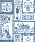Courtyard Wallpaper, Sapphire