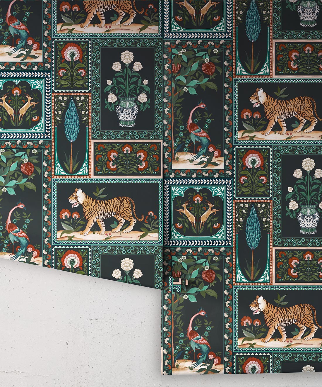 Courtyard Wallpaper, Topaz