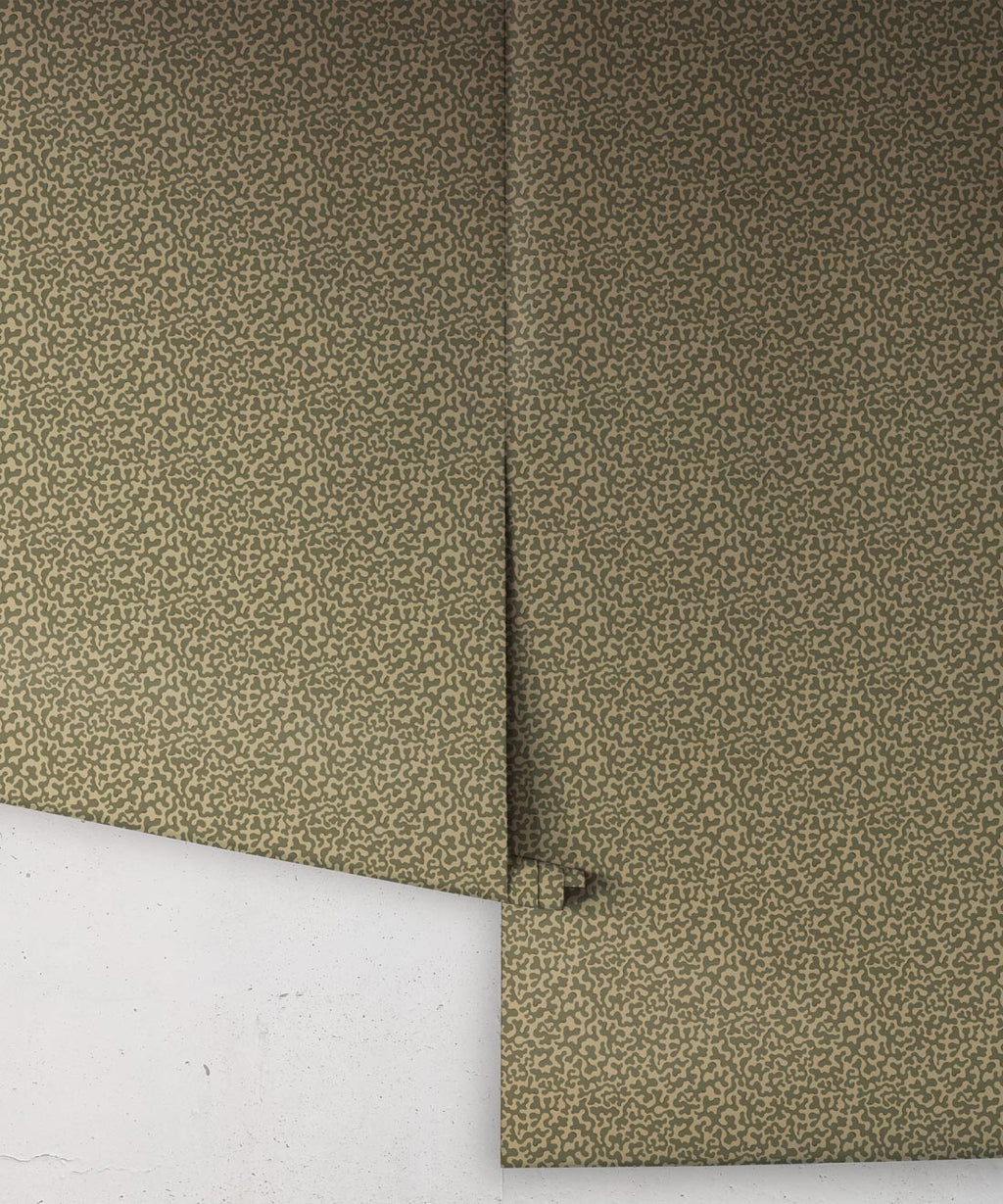 Coral Wallpaper, Olive