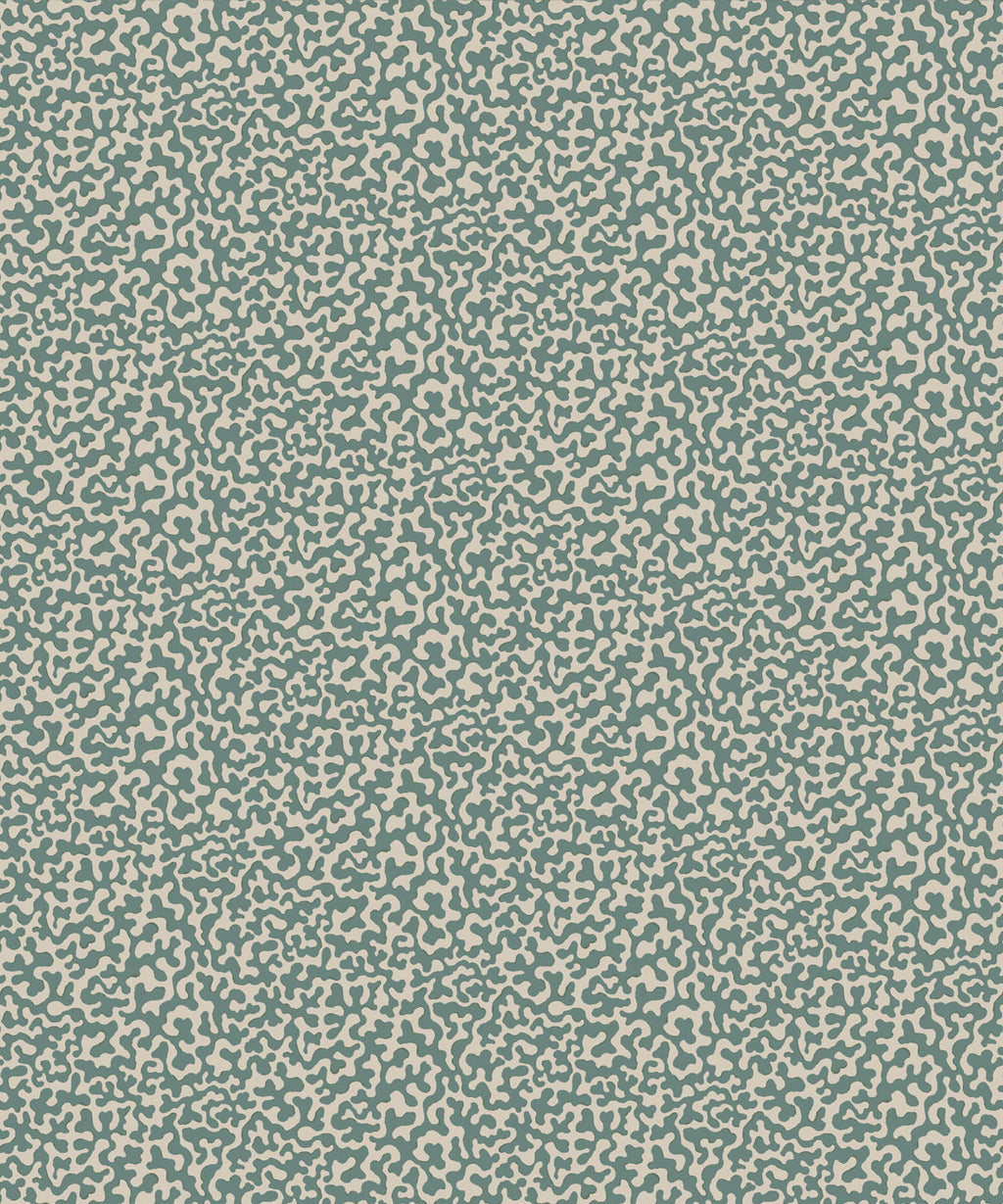 Coral Wallpaper, Teal