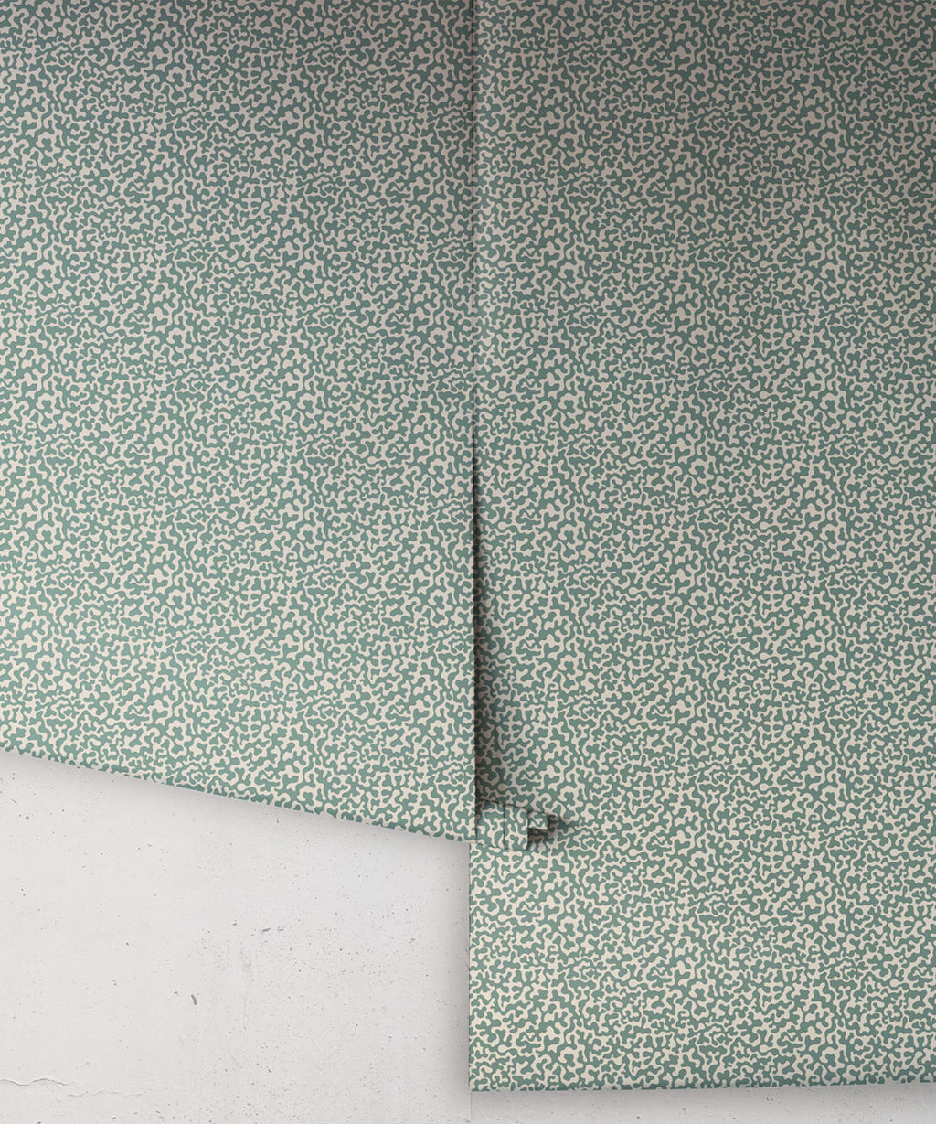 Coral Wallpaper, Teal