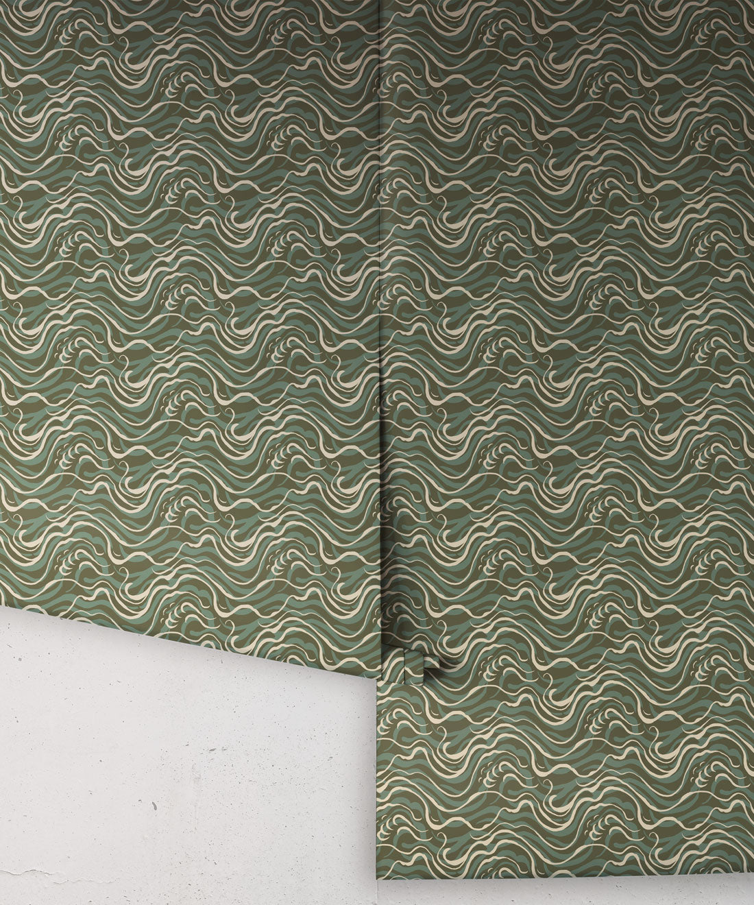 Edo Wallpaper, Olive