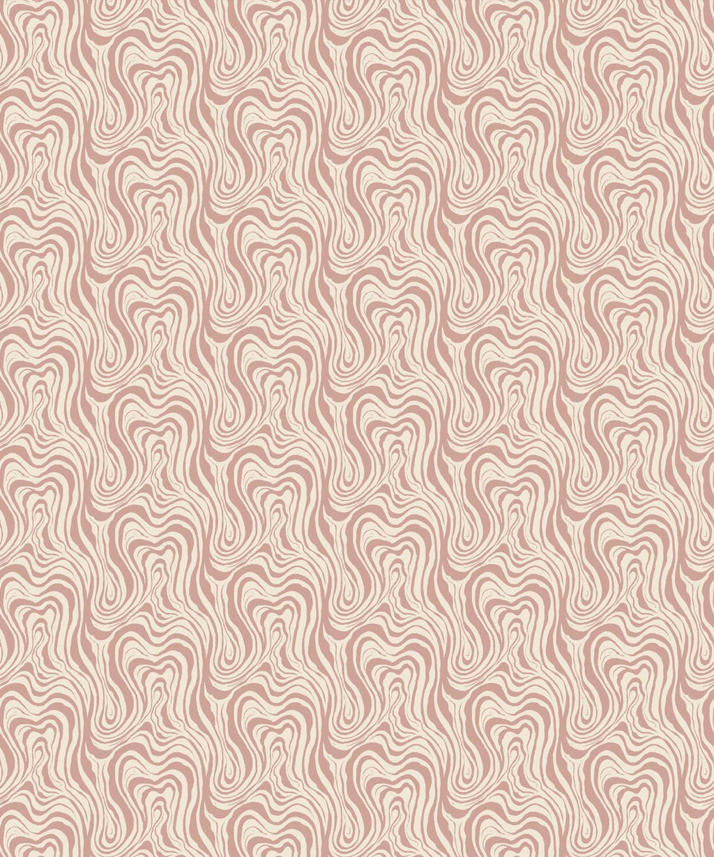 Ripple Wallpaper, Blush