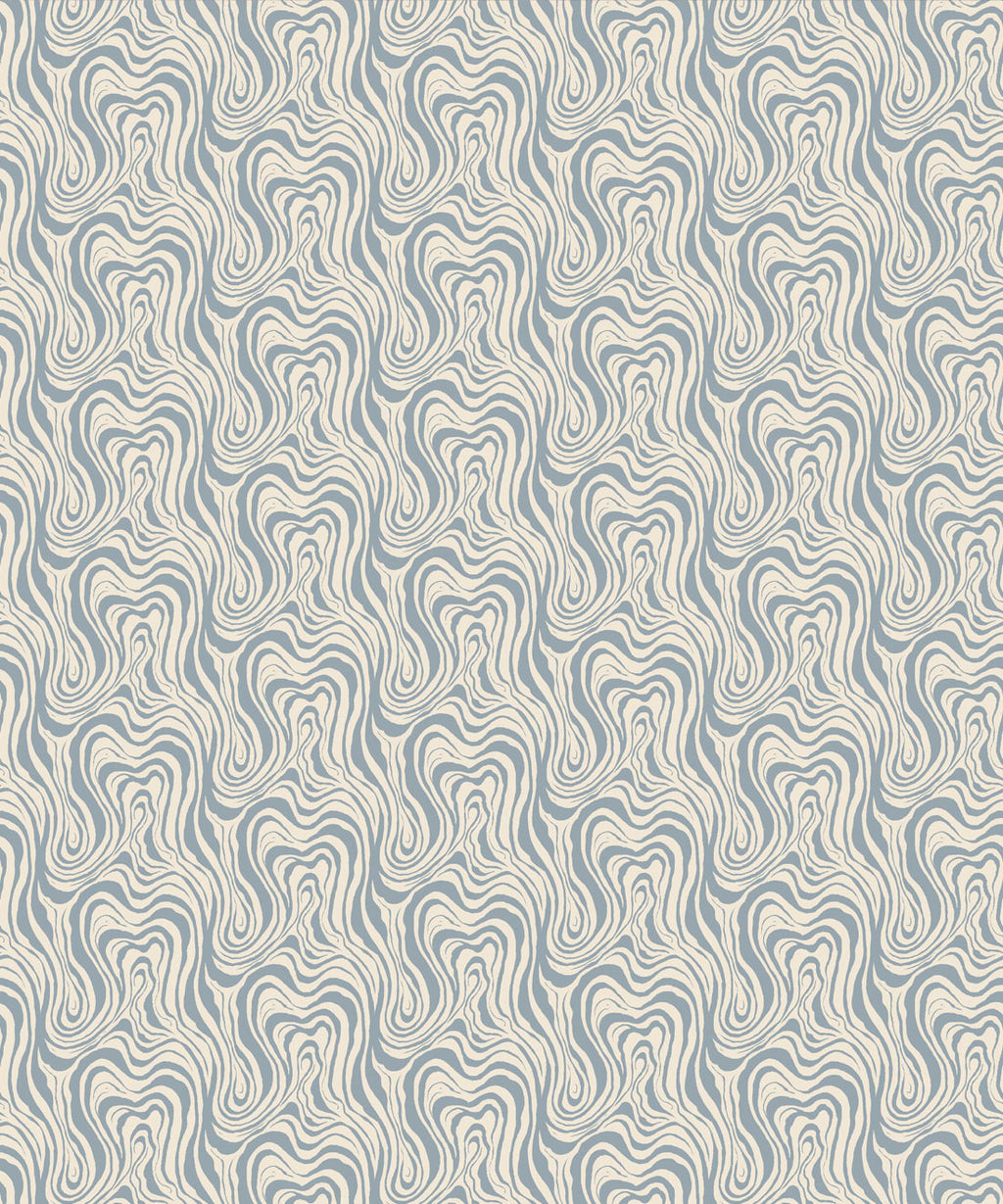 Ripple Wallpaper, Cornflower