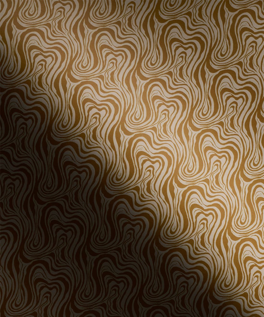 Ripple Wallpaper, Ochre