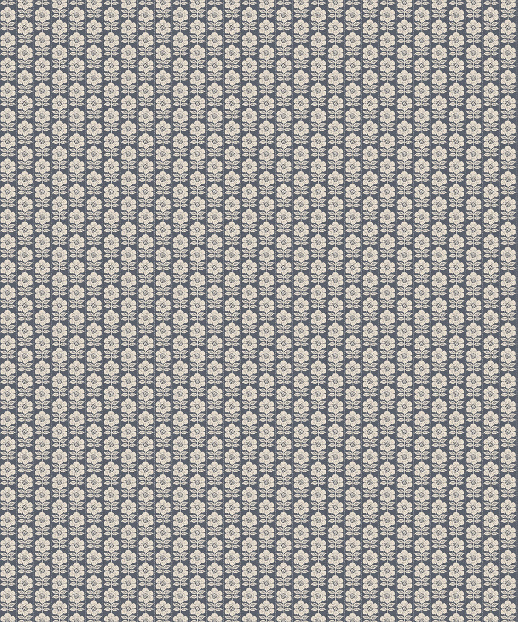 Buttercup Wallpaper, Indigo