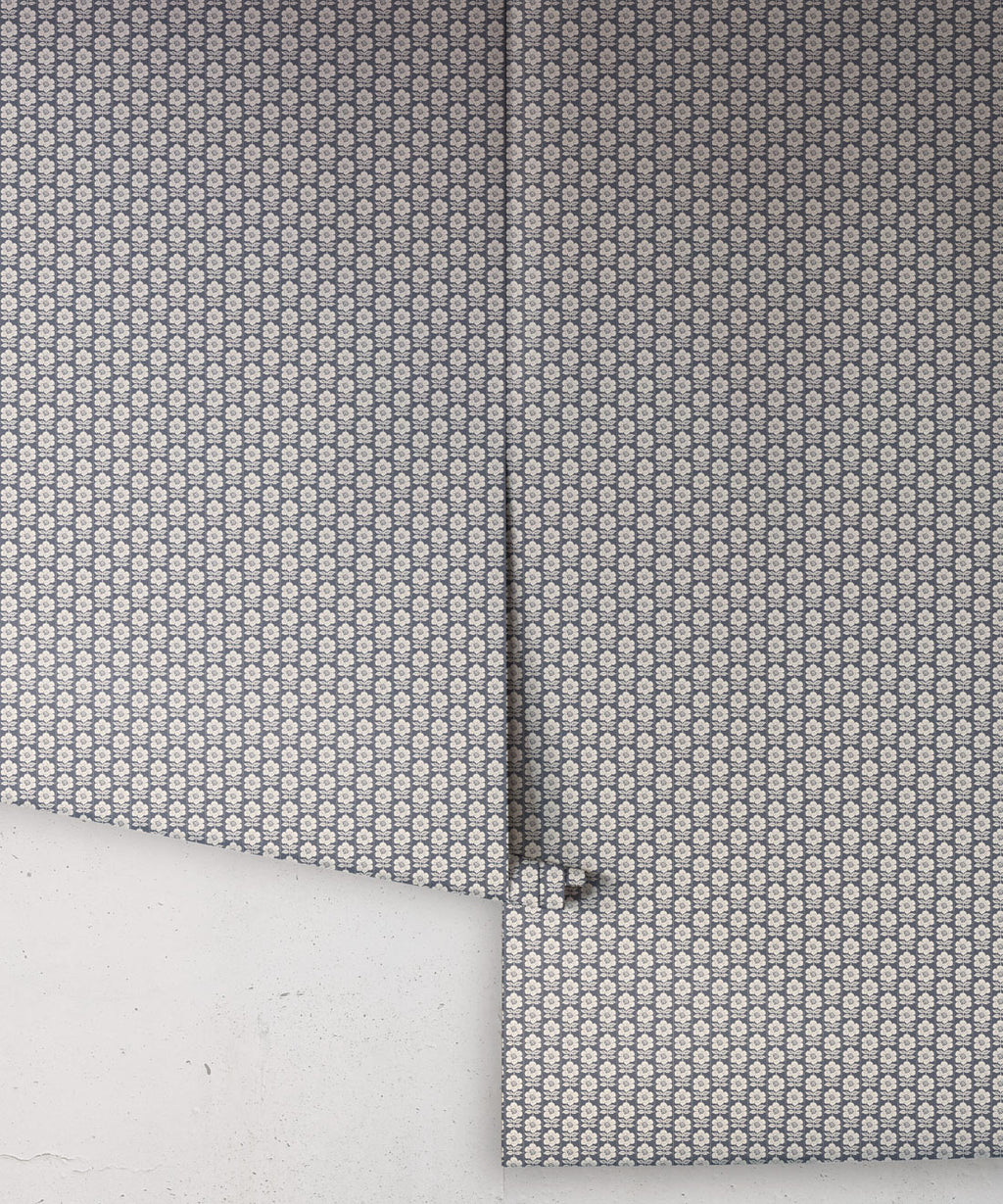 Buttercup Wallpaper, Indigo