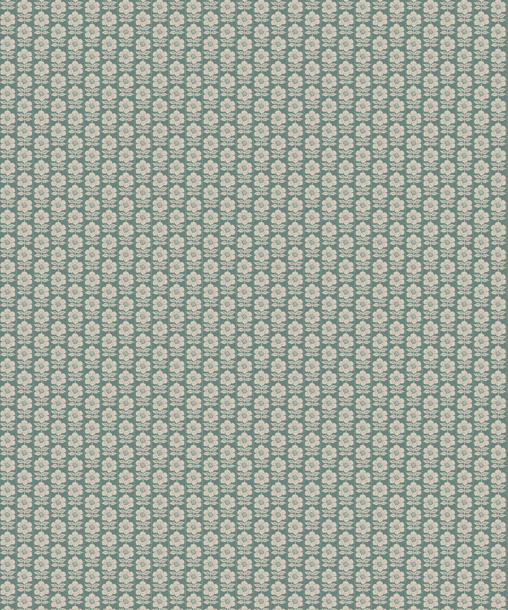 Buttercup Wallpaper, Teal